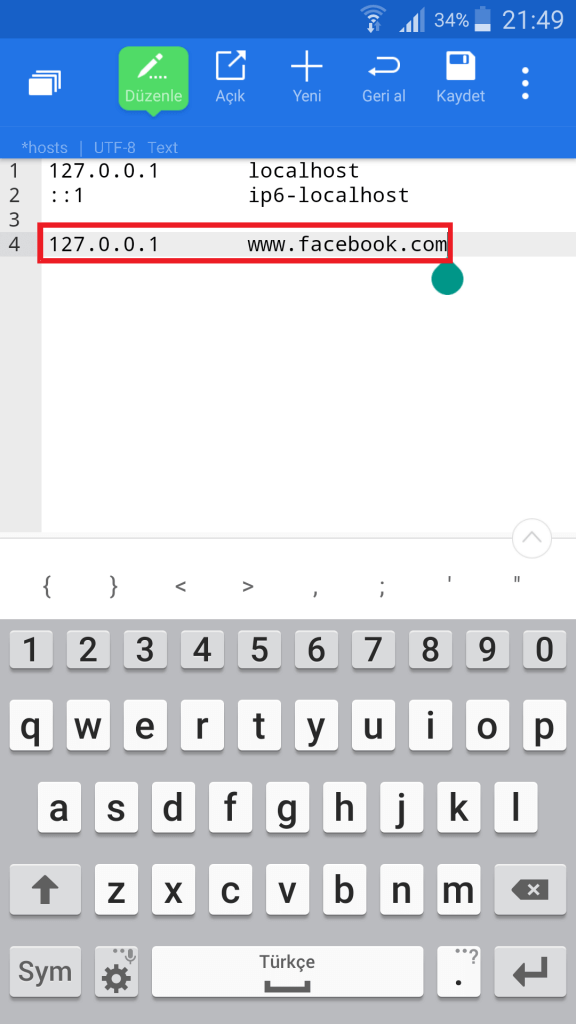 Android Telefonda Site Engellemek (Rootsuz)