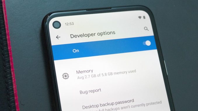 Android Geliştirici Seçenekleri Etkinleştirme