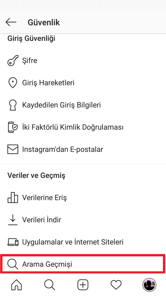 Instagram Arama Geçmişi Nasıl Silinir?
